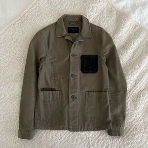 All Saints Bassett Jacket Army Slim Fit Jacket